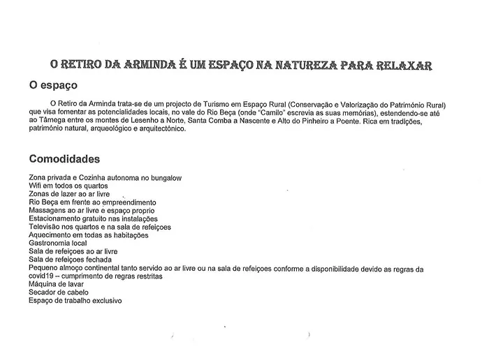 Farma Retiro Da Arminda Canedo (Porto)